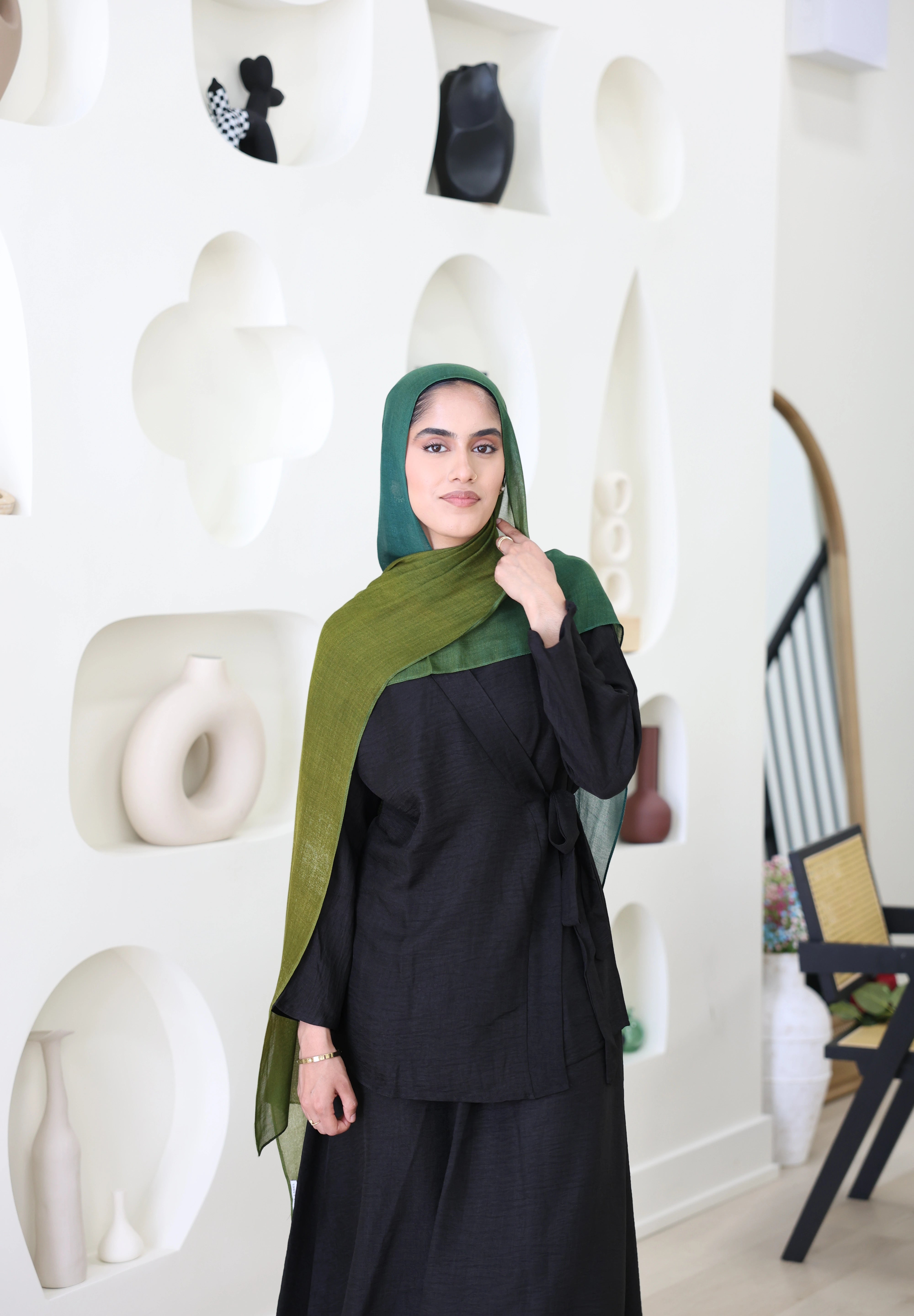 Matcha Printed Modal Hijab
