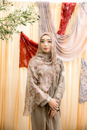 Sand paisley