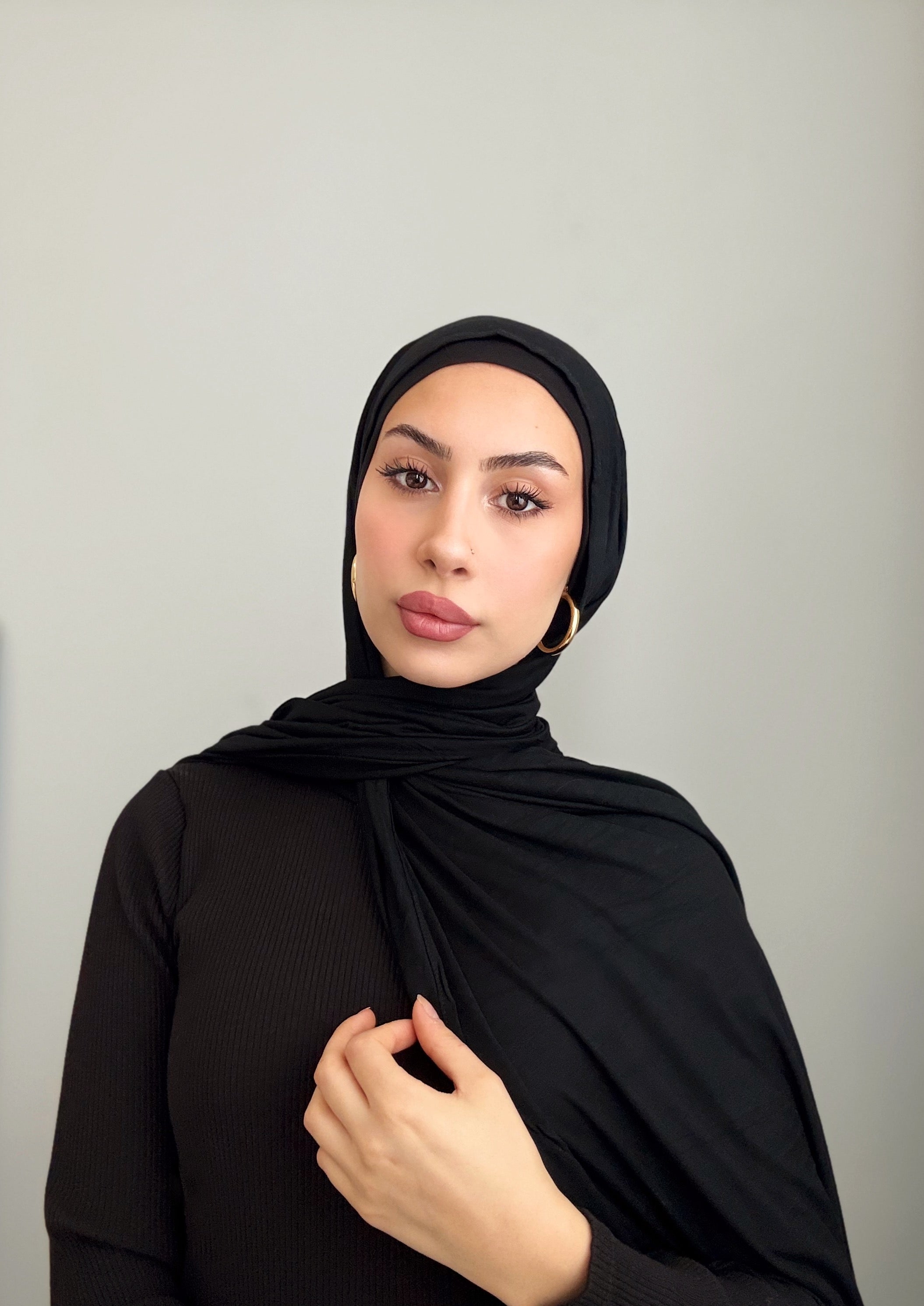 Onyx Jersey Hijab Set