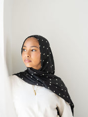 Black polka