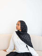 Black polka