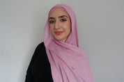 Pink Rose Modal Hijab Set