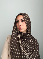 Walnut Keffiyeh Hijab