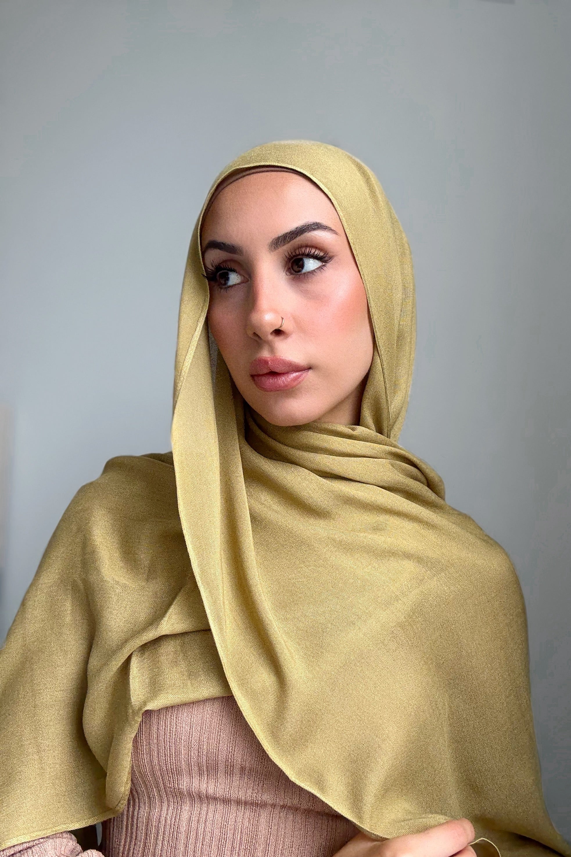 Lime  Modal Hijab set