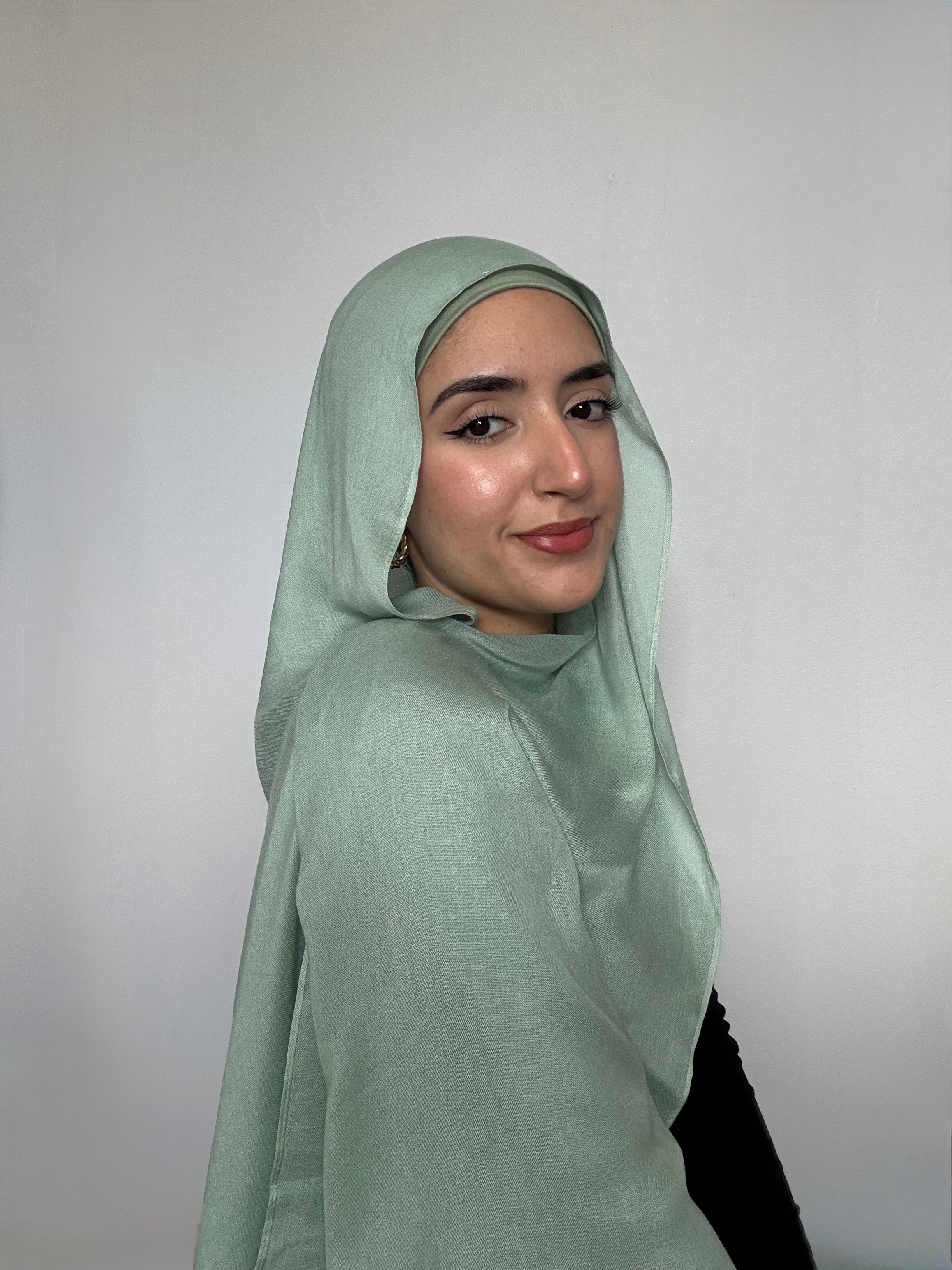 Mint Modal Hijab Set