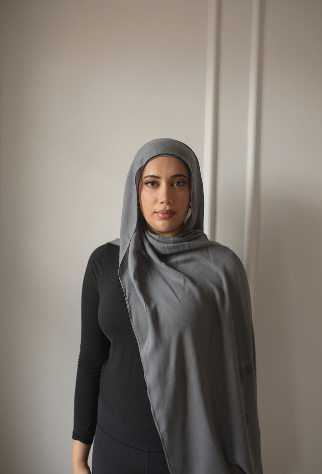 Steel Modal Hijab Set