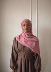 Rose Chiffon Hijab Set